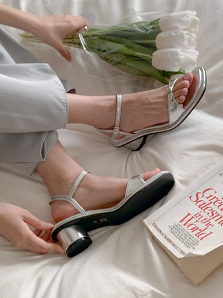 square platform sandals