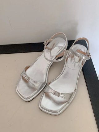 square platform sandals