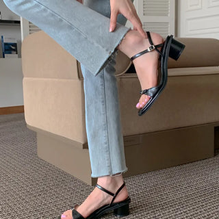 square platform sandals