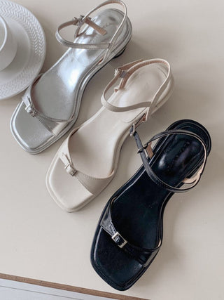 square platform sandals