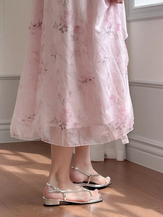 pastel flip-flop sandals