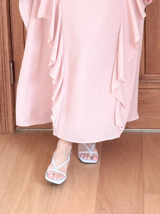 pastel flip-flop sandals