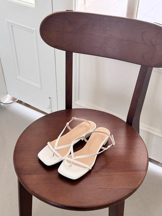 pastel flip-flop sandals