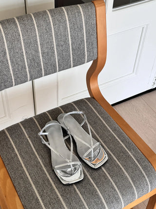 pastel flip-flop sandals