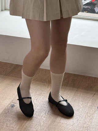 mesh Mary Jane flats