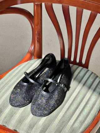 mesh Mary Jane flats