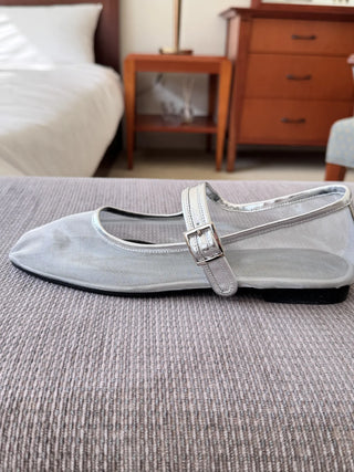 mesh flat shoes
