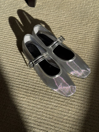 mesh flat shoes
