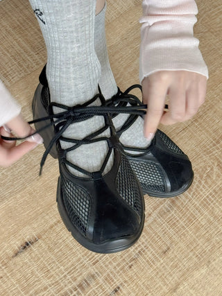 mesh Mary Jane sneakers