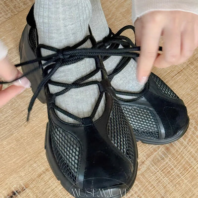 mesh Mary Jane sneakers