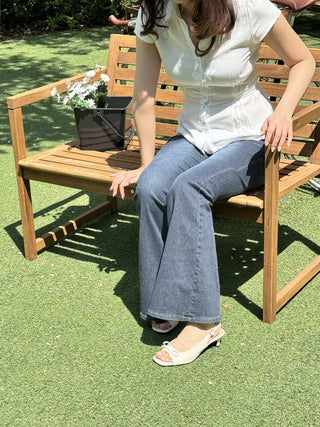 ribbon slingback sandals