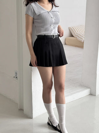 off-shoulder ribbon top