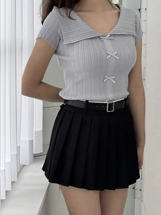 off-shoulder ribbon top