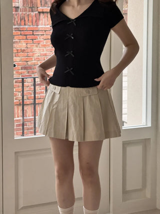 off-shoulder ribbon top