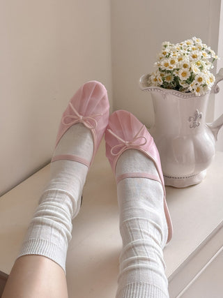 mesh Mary Jane flats