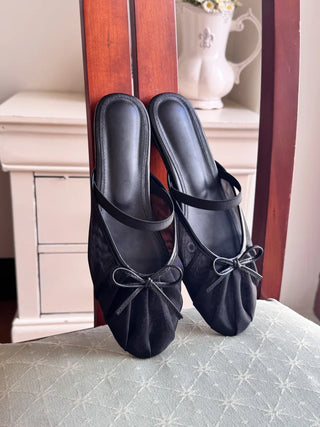 mesh Mary Jane flats