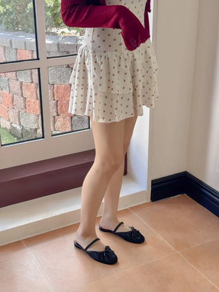 mesh Mary Jane flats
