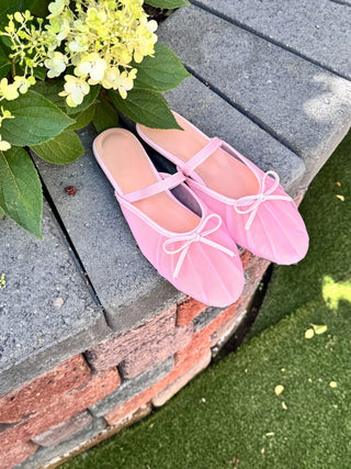 mesh Mary Jane flats