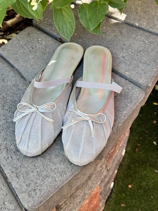 mesh Mary Jane flats
