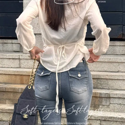 see-through bustier blouse