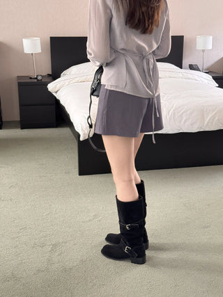 see-through bustier blouse