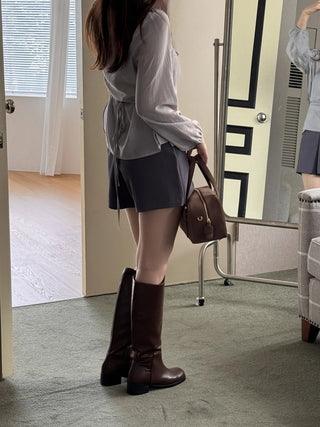 see-through bustier blouse