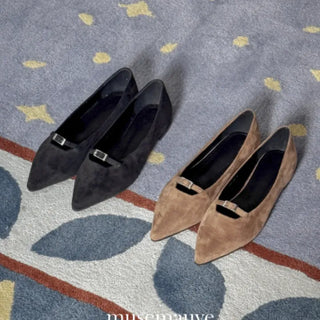 suede flats