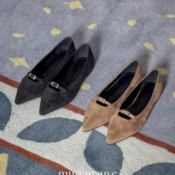 suede flats