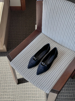 suede flats