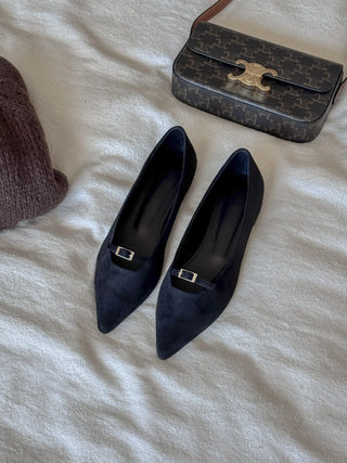 suede flats