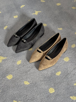 suede flats
