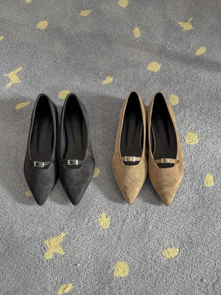 suede flats