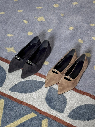 suede flats