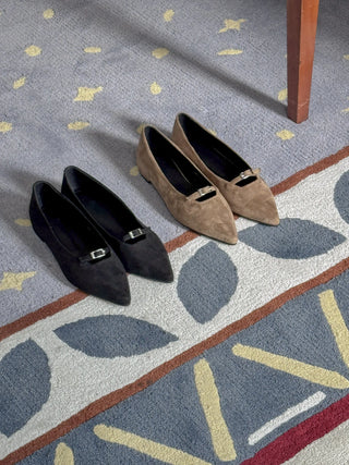 suede flats