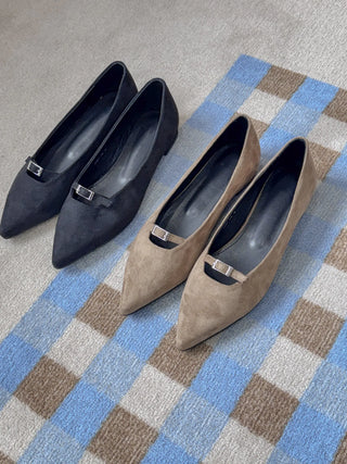 suede flats