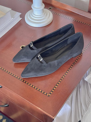 suede flats