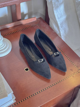 suede flats