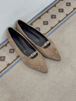suede flats