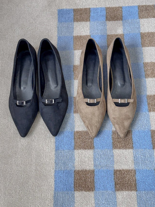 suede flats