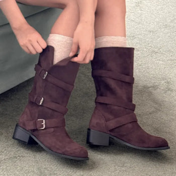 suede ankle boots