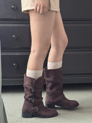 suede ankle boots