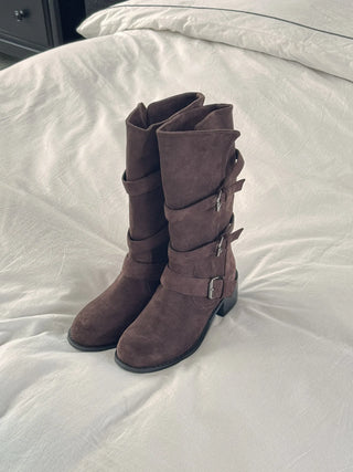 suede ankle boots