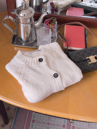 overfit cardigan