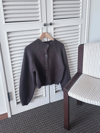 overfit cardigan