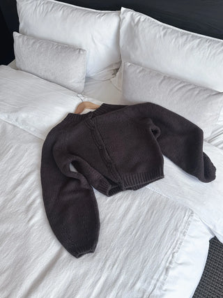 overfit cardigan