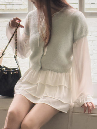 angora cardigan