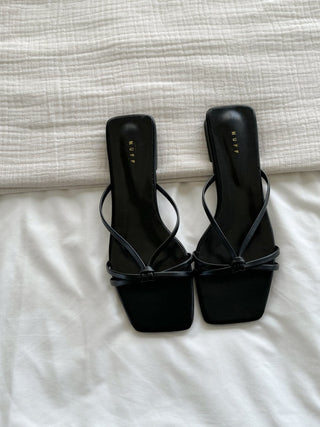 twisted strap sandals