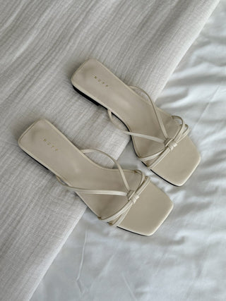 twisted strap sandals