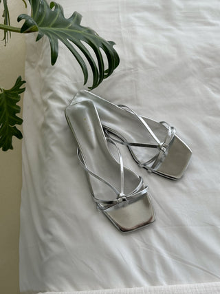 twisted strap sandals