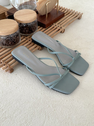 twisted strap sandals